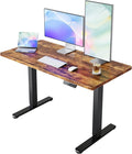 HUANUO 55 x 28 inch Electric Standing Desk Adjustable Height, 4 Memory Height by HUANUO