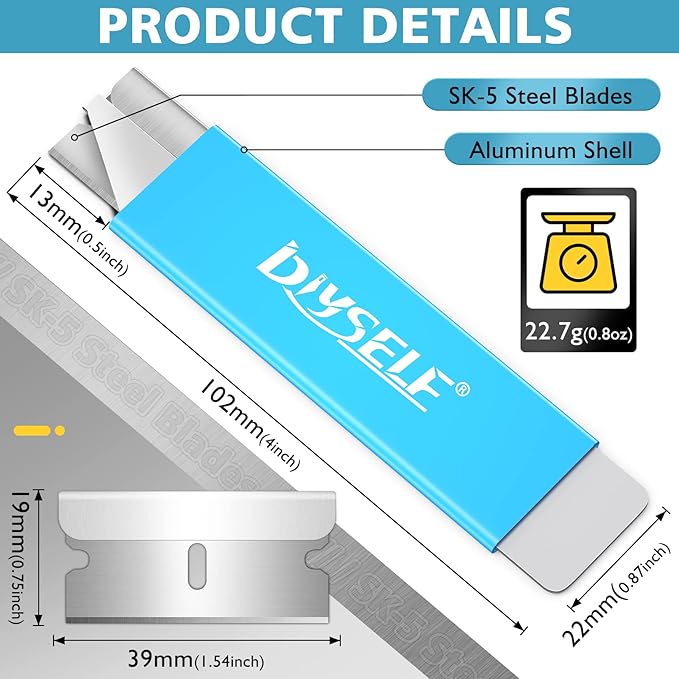 DIYSELF Box Cutters, 24 Pack Box Cutter Retractable, Box Cutter Knife - Image 6