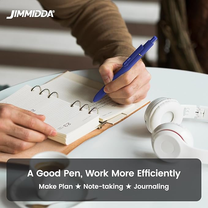 JIMMIDDA 16Pcs Black Gel Pens - Image 7