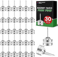 30 Pack Magnetic Pushpin, Magnetic Clips Magnet Thumb Tacks Magnet Tacks Push by BESTCHOICEMAGNETS
