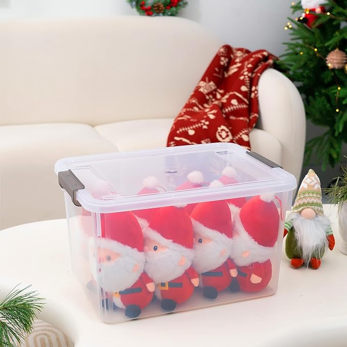 Citylife 32 QT Plastic Storage Bins - Image 3
