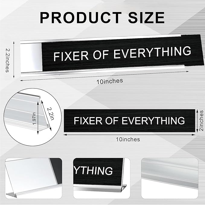 Fixer Of Everything Funny Desk Signs - Image 2
