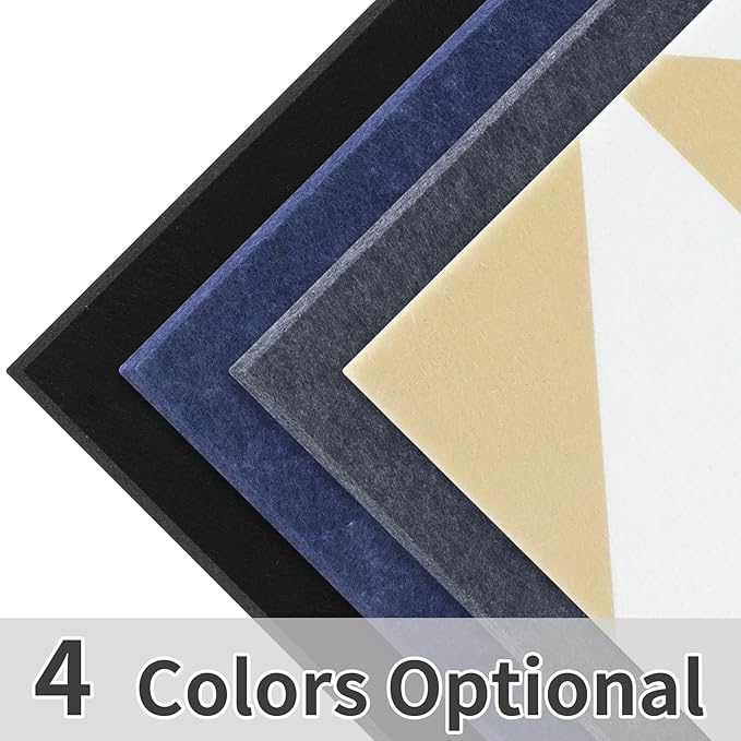 Smarpau Large Cork Board for Walls, 12 Pack Square Bulletin Board, Felt Wall - Image 7