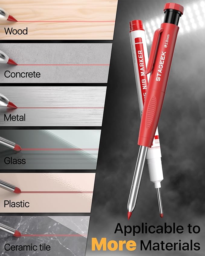 STAGEEK 2PCS Carpenter Pencils - Image 3