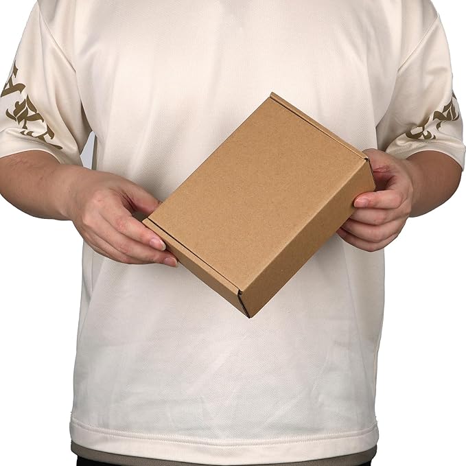 PHAREGE 7x5x2 inch Shipping Boxes 6 Pack Brown, Tab Lock Tuck Top Mailer Boxes - Image 4