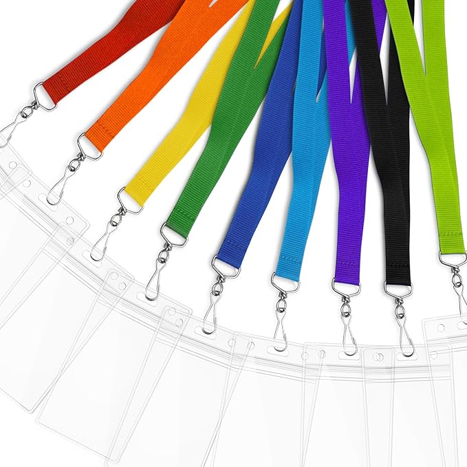 24-Pack Pink Breakaway Lanyards - Image 6