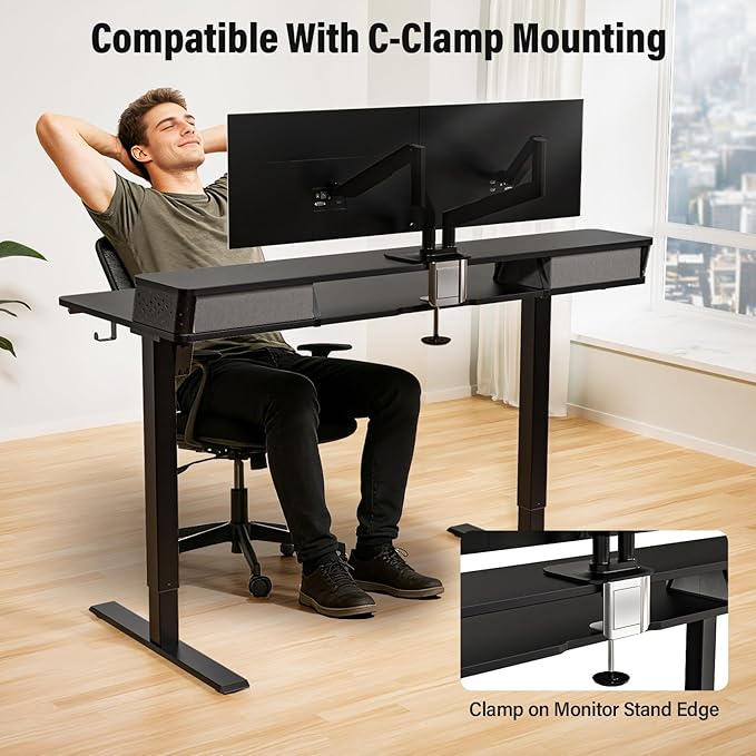 Kingant 55 x 24 Inch Electric Standing Desk - Image 8