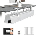 Oxford Cloth Under Desk Cable Management Tray, No-Drill 36" Desk Cable by Atrastout