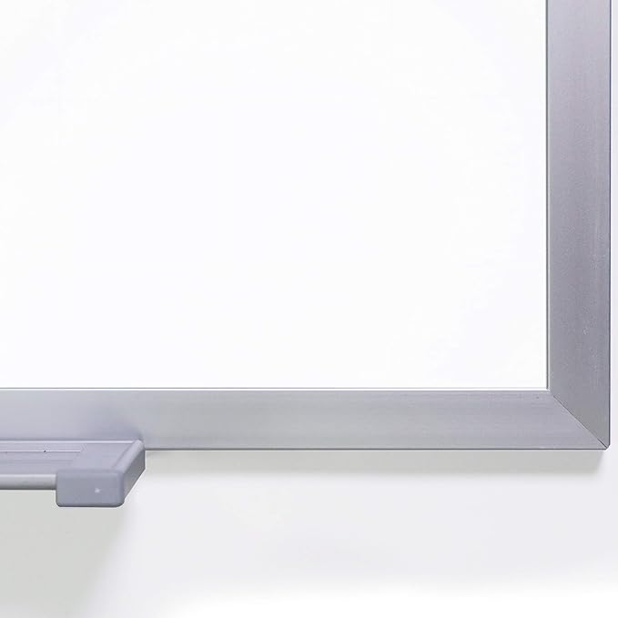 Ghent 4 x 6 Aluminum Frame Porcelain Magnetic Whiteboard, 1 Marker, 1 Eraser" - Image 2