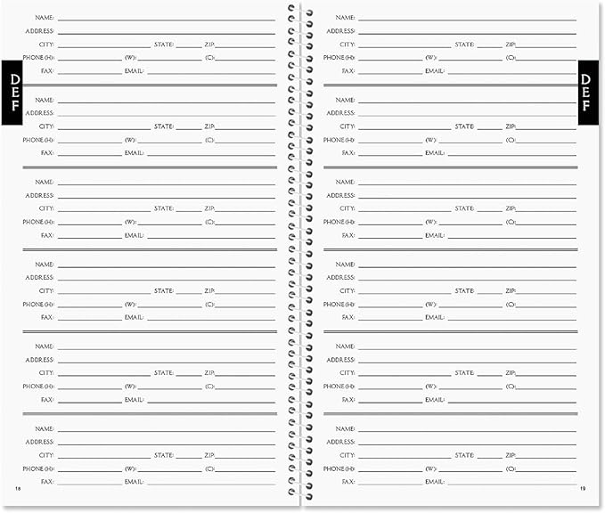Pale Peony Address Book - Image 2