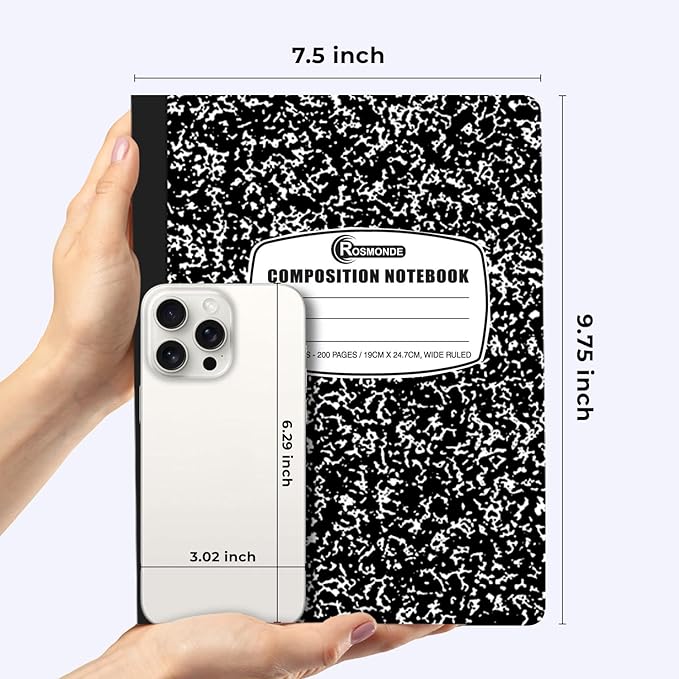 Rosmonde 1000 Pack Composition Notebooks Bulk, Wide Ruled, Pallet of Notebooks - Image 3
