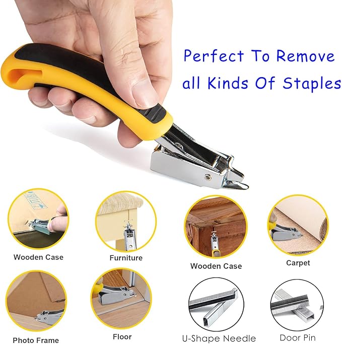 PUWANY 3pcs Upholstery Staple Remover Tool Includes Nail Puller Staples Puller - Image 4