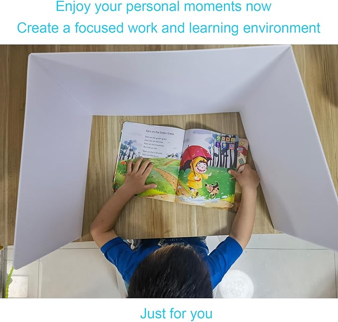 6 Pack Privacy Shields for Student Desks, Privacy folders for Student Testing - Image 3