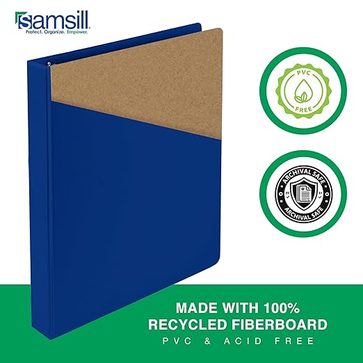 Samsill 1.5 Inch 3 Ring Binders, Made in USA, Economy Round Ring, 325 Sheet - Image 4