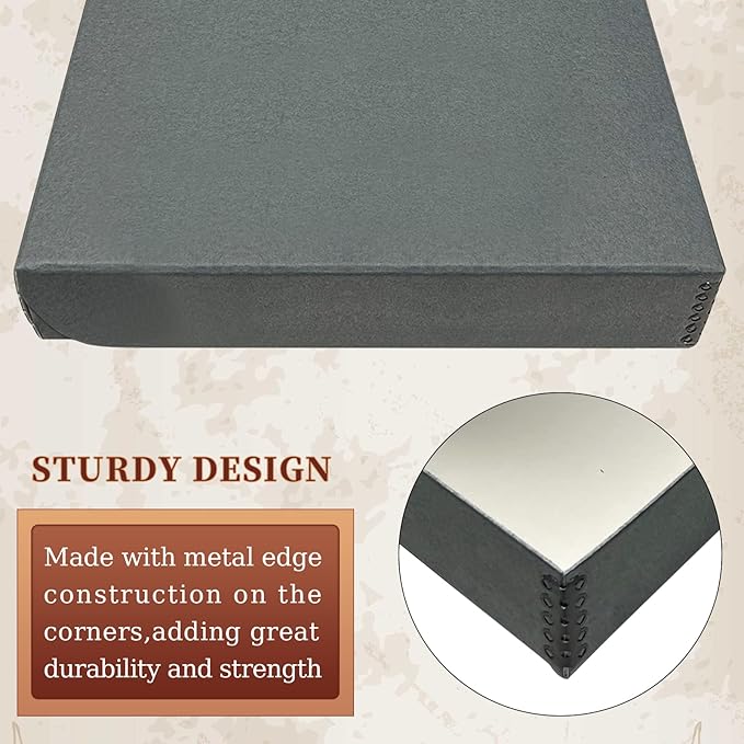 Golden State Art, Archival Folio Storage Box 11x17, Clamshell Design - Image 3