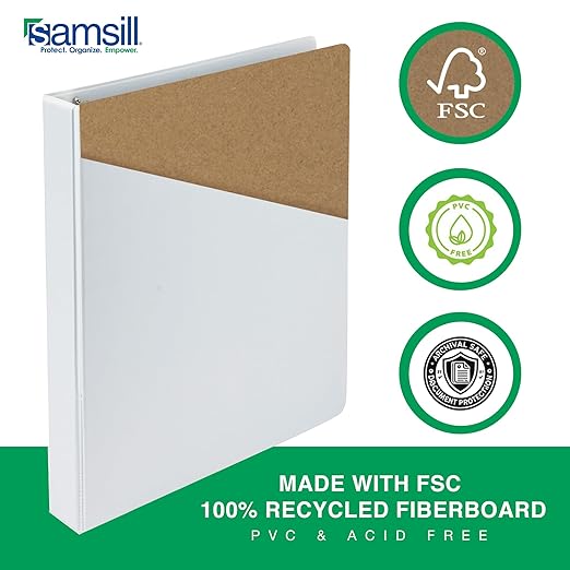 Samsill 1.5 Inch 3 Ring Binders, Made in USA, Economy Round Ring, 325 Sheet - Image 4