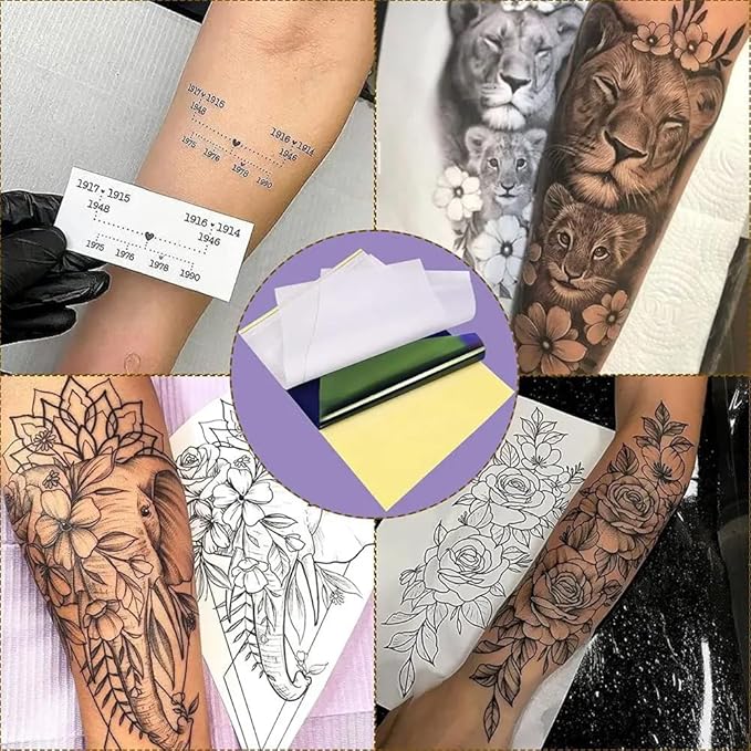Yuelong Tattoo Transfer Paper 50 Sheets - Image 6