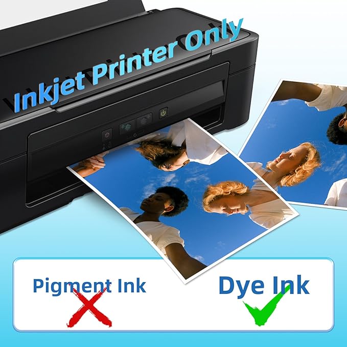 Uinkit 100 Sheets Thick Inkjet Glossy Photo Paper Picture 8.5x11 62lb 230g - Image 6