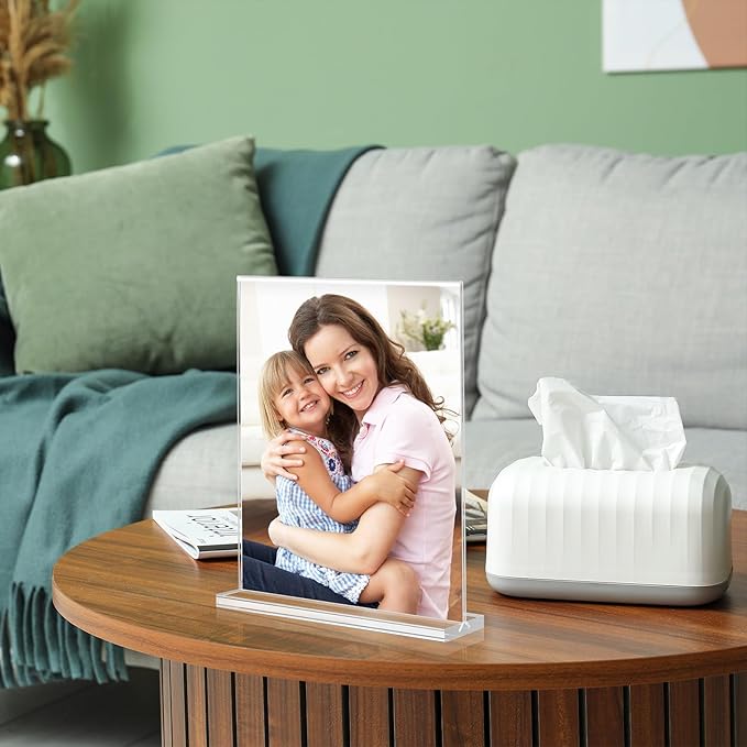 Eocnrhe Acrylic Sign Holder 8.5 x 11 10 Pack, Double-Sided Clear Sign Holder - Image 7