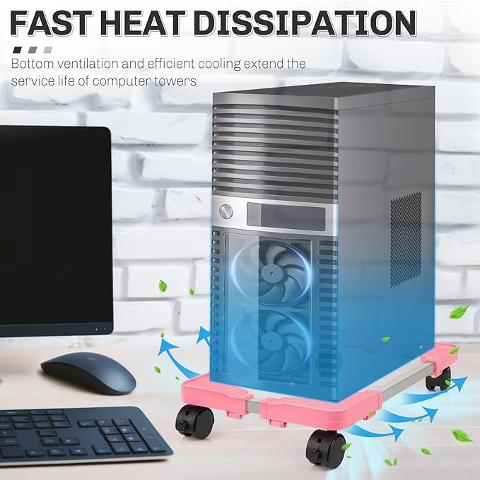 Liitrton Mobile CPU Tower Stand - Image 4