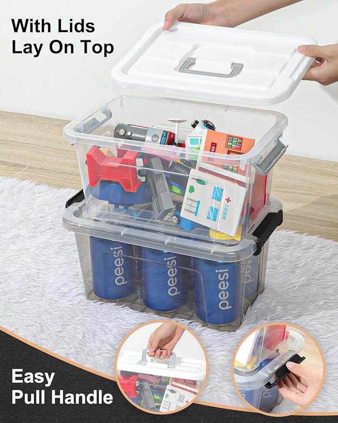 NUMIFUN Plastic Storage Bins - Image 5