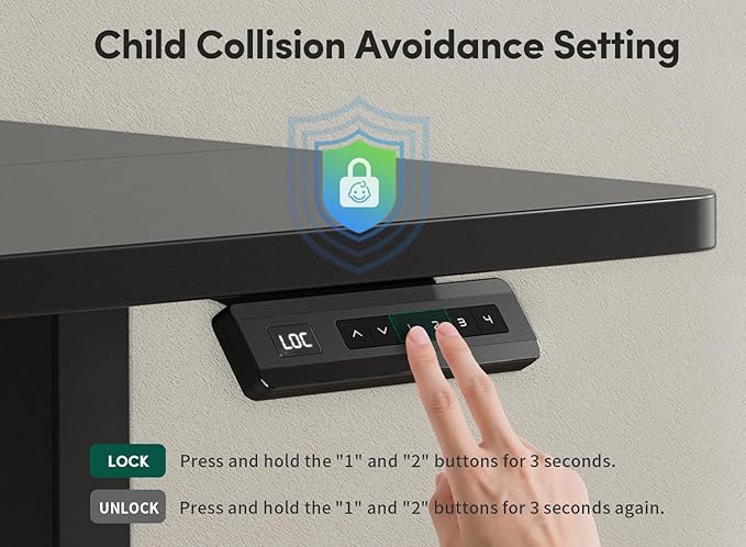 FEZIBO 40 x 24 Inch Height Adjustable Electric Standing Desk - Image 8