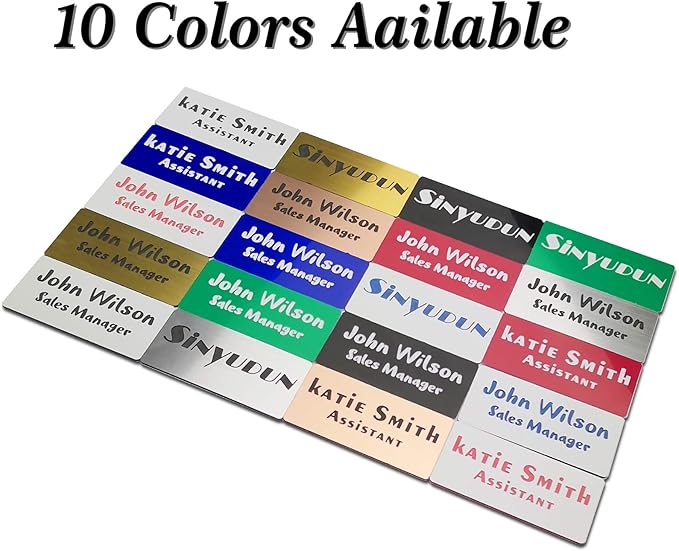 Custom Laser Engraved Name Badges - Image 2