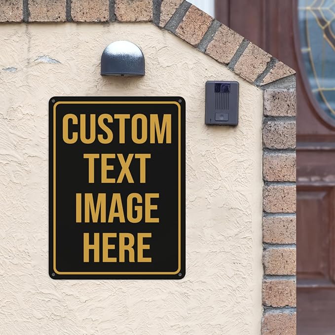 Custom Signs, Custom Sign, Metal Sign Customized Sign Personalized Metal Signs - Image 3