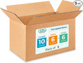 Medium Moving & Shipping Boxes 10 x 6 x 6 inches by IDLPackaging