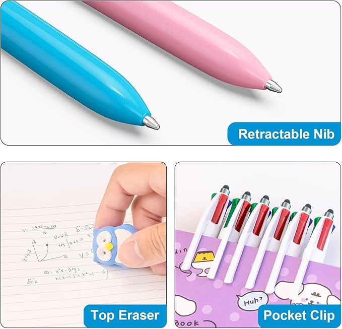 Aosrpvoi 16-Pack Multicolor Ballpoint Pens - Image 5