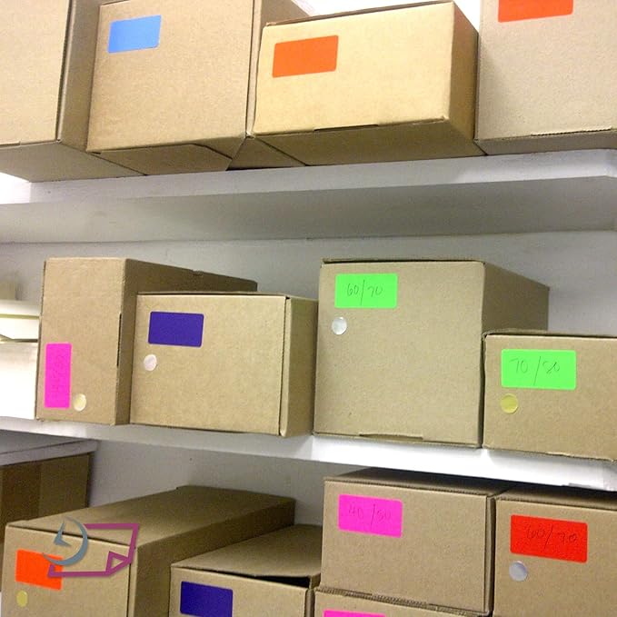 NextDayLabels - 8-1/2 x 11 Neon Color High Light Fluorescent Labels - Image 4