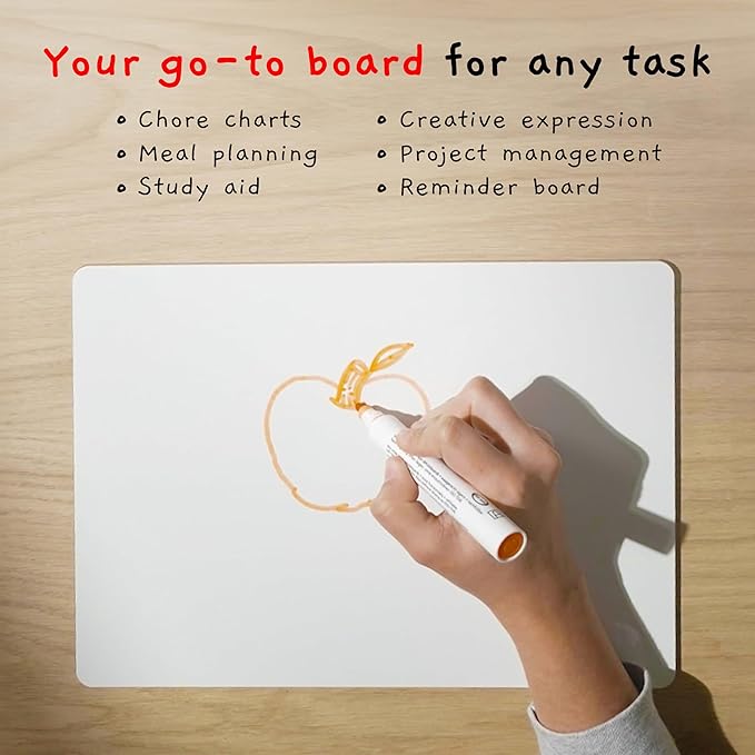 Board Geeks 25 Pack Small White Boards - Image 5