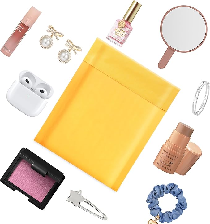 Ctarsthome 105Pack Yellow 3.5x5in Kraft Bubble Mailers Small Business Mailing - Image 7