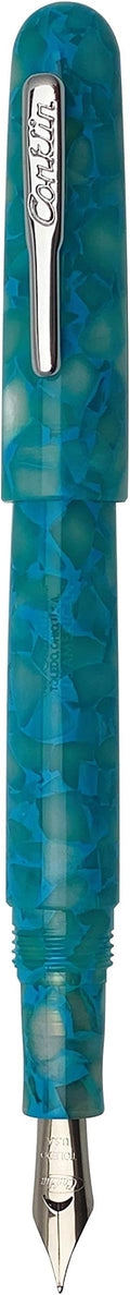 Conklin All American Fountain Pen in Turquoise Serenity – Broad Nib, Bold by Conklin