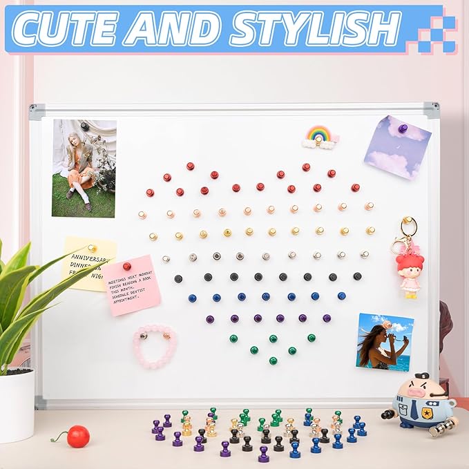 VNDUEEY 30Pcs Fridge Magnets, Small Strong Magnets - Image 4