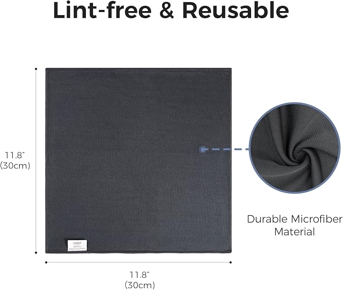 loukin 2 Pack Whiteboard Cleaning Cloth, Dry Erase Cleaning Cloth - Image 2