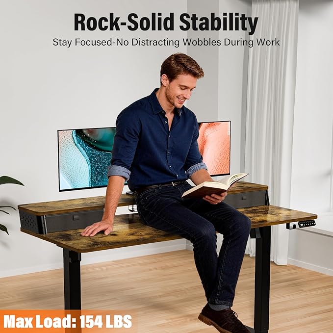 Kingant 40 x 24 Inch Electric Standing Desk - Image 6