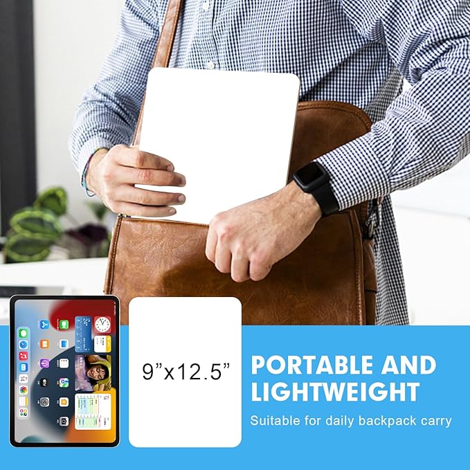 Dry Erase LapBoards, PANDRI 16 Pack Double Sided 12.5 x 9 Inch Whiteboards - Image 6