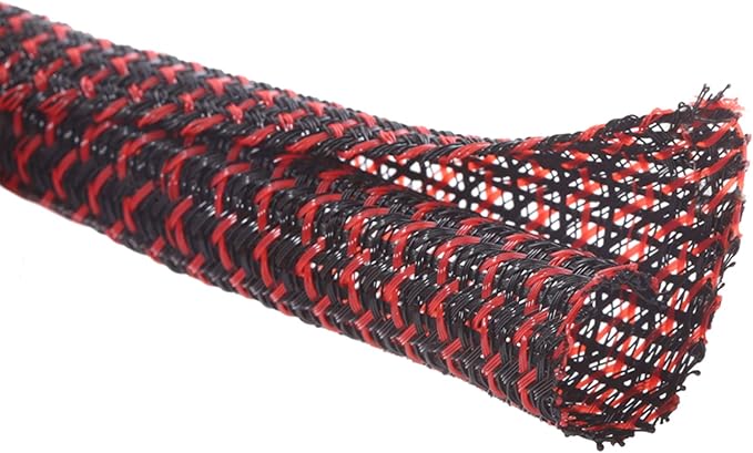 Alex Tech 25ft - 1/4 inch Cord Protector Wire Loom Tubing Cable Sleeve Split by AlexTech