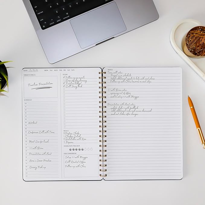 Merely Home | Durable & Sleek | Undated Daily and Weekly Planner | 8.25" x - Image 6