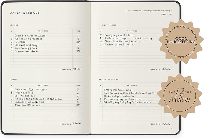 Full Focus Evergreen Linen Planner by Michael Hyatt - Image 4