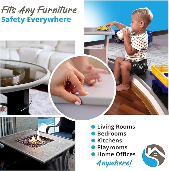 Furniture Edge Guards | 16ft Protective Protective Foam Cushion | Baby Child - Image 5