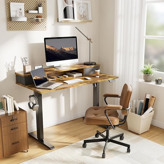 Agilestic 40 x 24 Inches Height Adjustable Electric Standing Desk - Image 2