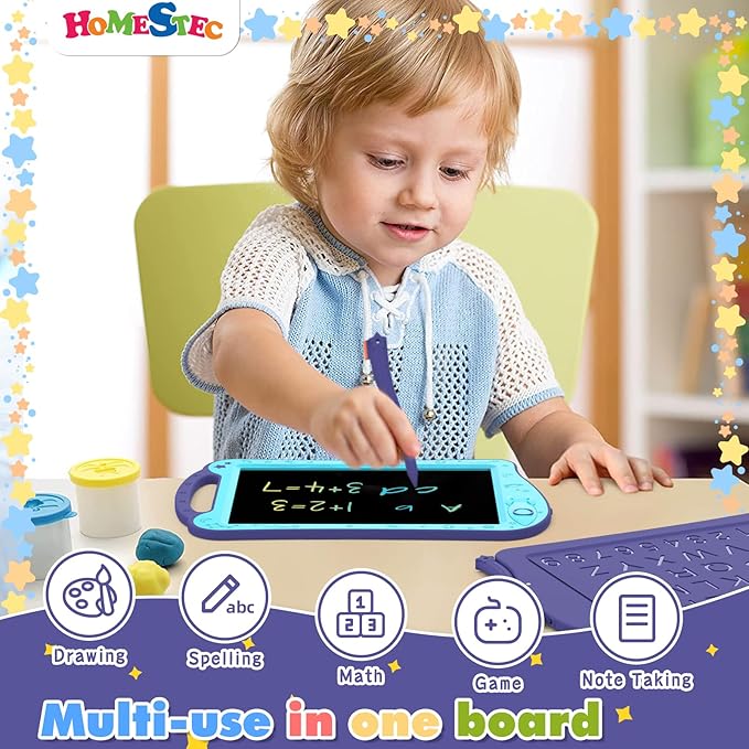 HOMESTEC Astrodraw Drawing Pad, Colorful LCD Writing Tablet - Image 3