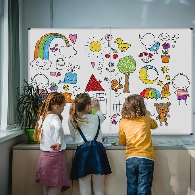 XBoard Magnetic Whiteboard 72 x 48 Inch | Giant Foldable Dry Erase White Board - Image 7