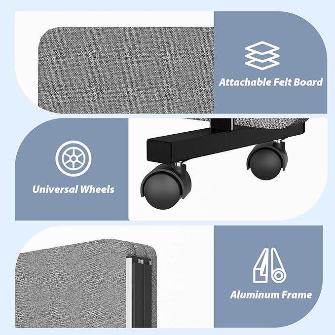 Acoustic Room Divider Privacy Panel - Image 3
