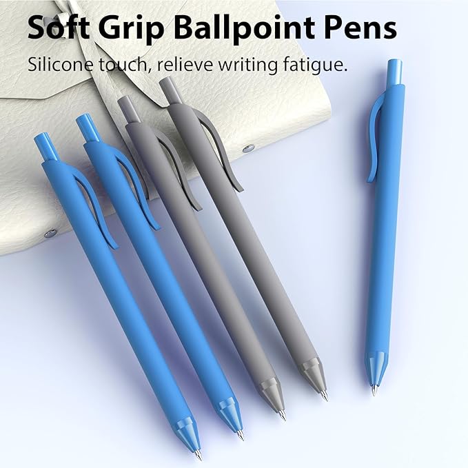 JIMMIDDA Pens Bulk, 207 Pack Ballpoint Black & Blue Ink, 1.0MM Medium Point - Image 5