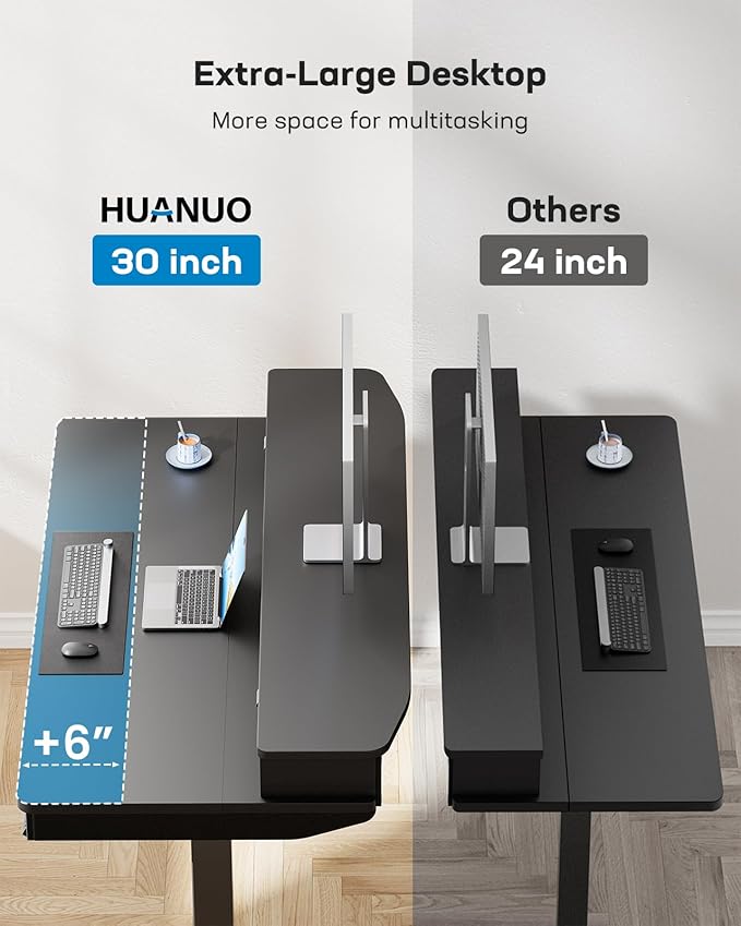 HUANUO 48 x 30 inch Electric Standing Desk - Image 5