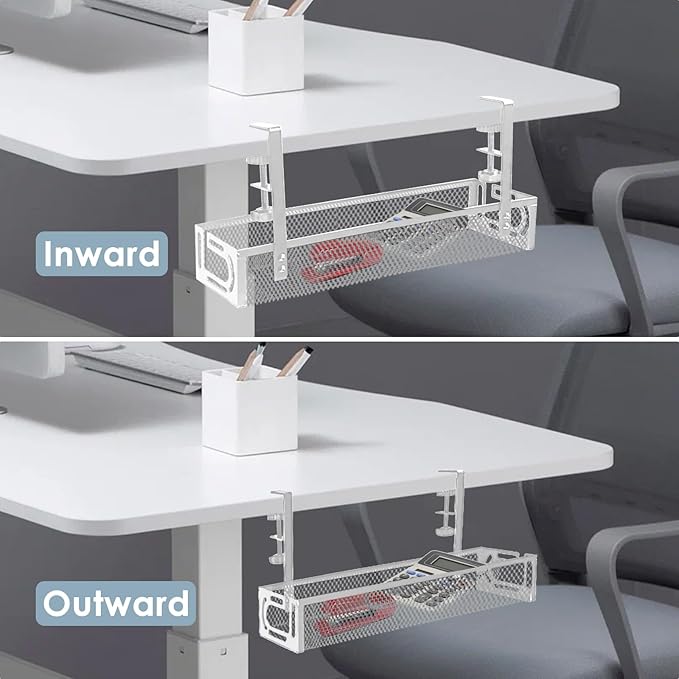 Under Desk Cable Management Tray, Cable Management Under Desk No Drill - Image 7