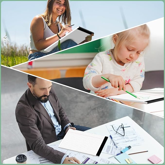 12 Pack Legal Pads 8.5 x 11 Note Pads 8.5 x 11 Inch Notepad 360 Sheets Writing - Image 7